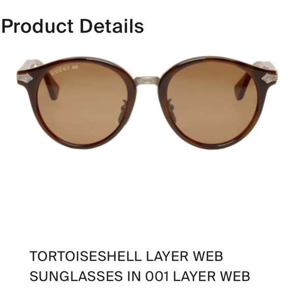 Authentic Gucci titanium round sunglasses - Picture 1 of 10